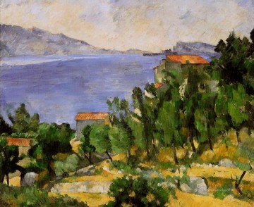 Paul Cezanne Painting - La Bahía de L Estaque desde el Este Paul Cezanne